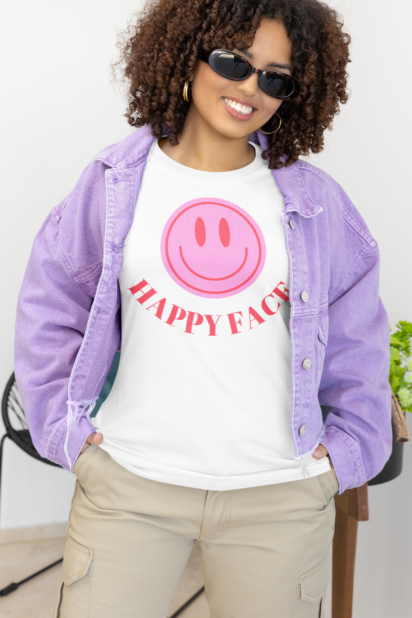 Happy Face _ Unisex Jersey Short Sleeve Tee